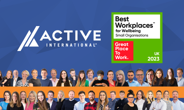 Active International named one of UK’s Best Workplaces™ for Wellbeing