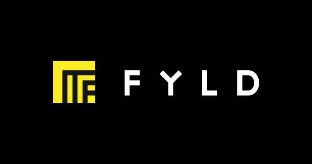 A yellow geometric logo next to the text "FYLD" on a black background, emphasizing safety and wellbeing.