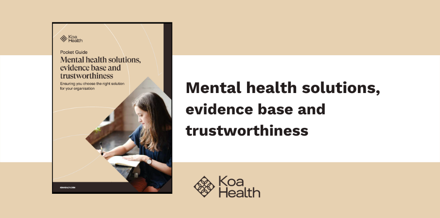 KOA Health Free Mental Health Pocket Book Download
