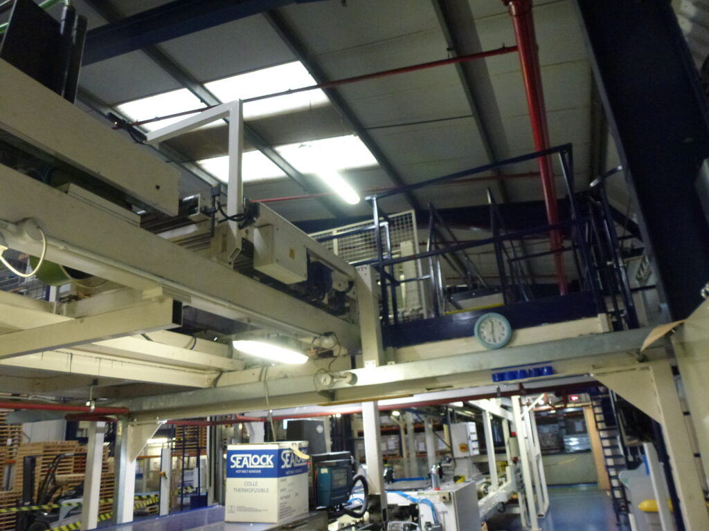 The East Riding Sacks Ltd factory floor where Mark Pinder suffered a fatal fall.