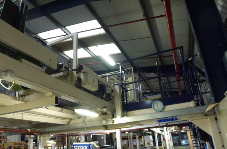 The East Riding Sacks Ltd factory floor where Mark Pinder suffered a fatal fall.