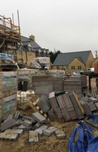 The Piper Homes Construction site at Ebrington Rise, near Chipping Campden in the Cotswolds.