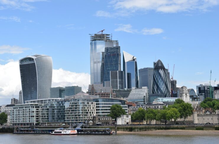 London skyscrapers.